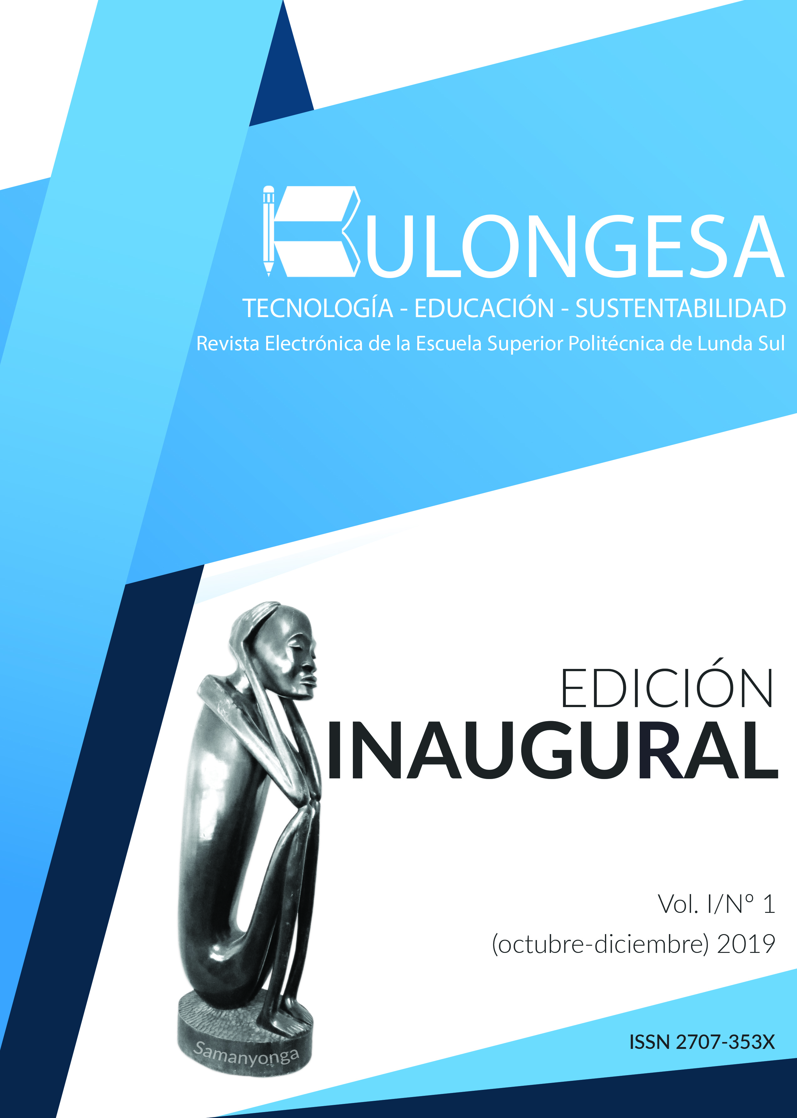 Portada del Vol. I/Nº 1 de la Revista Electrónica Kulongesa – TES