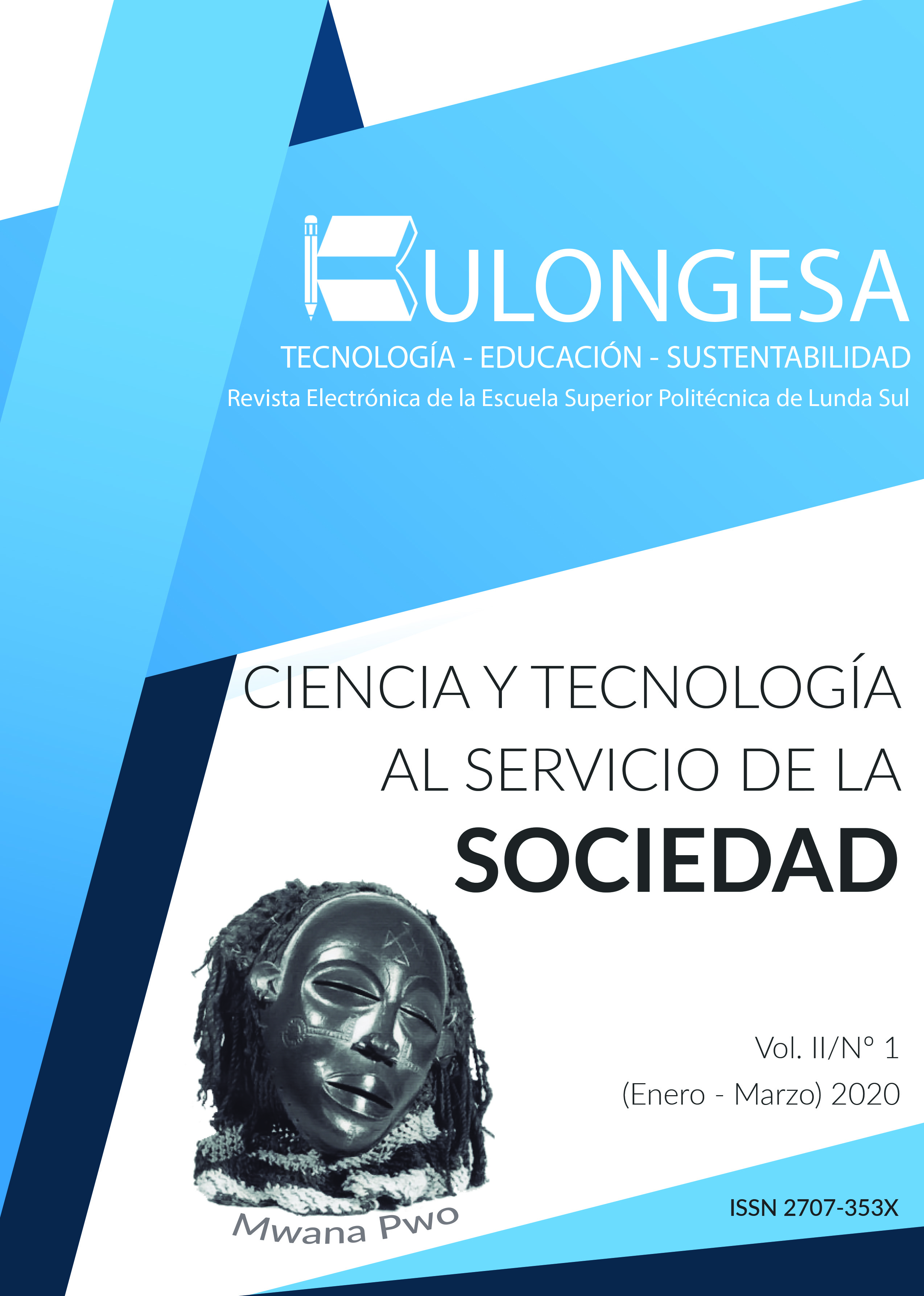 Portada del Vol. II/Nº 1 de la Revista Electrónica Kulongesa – TES