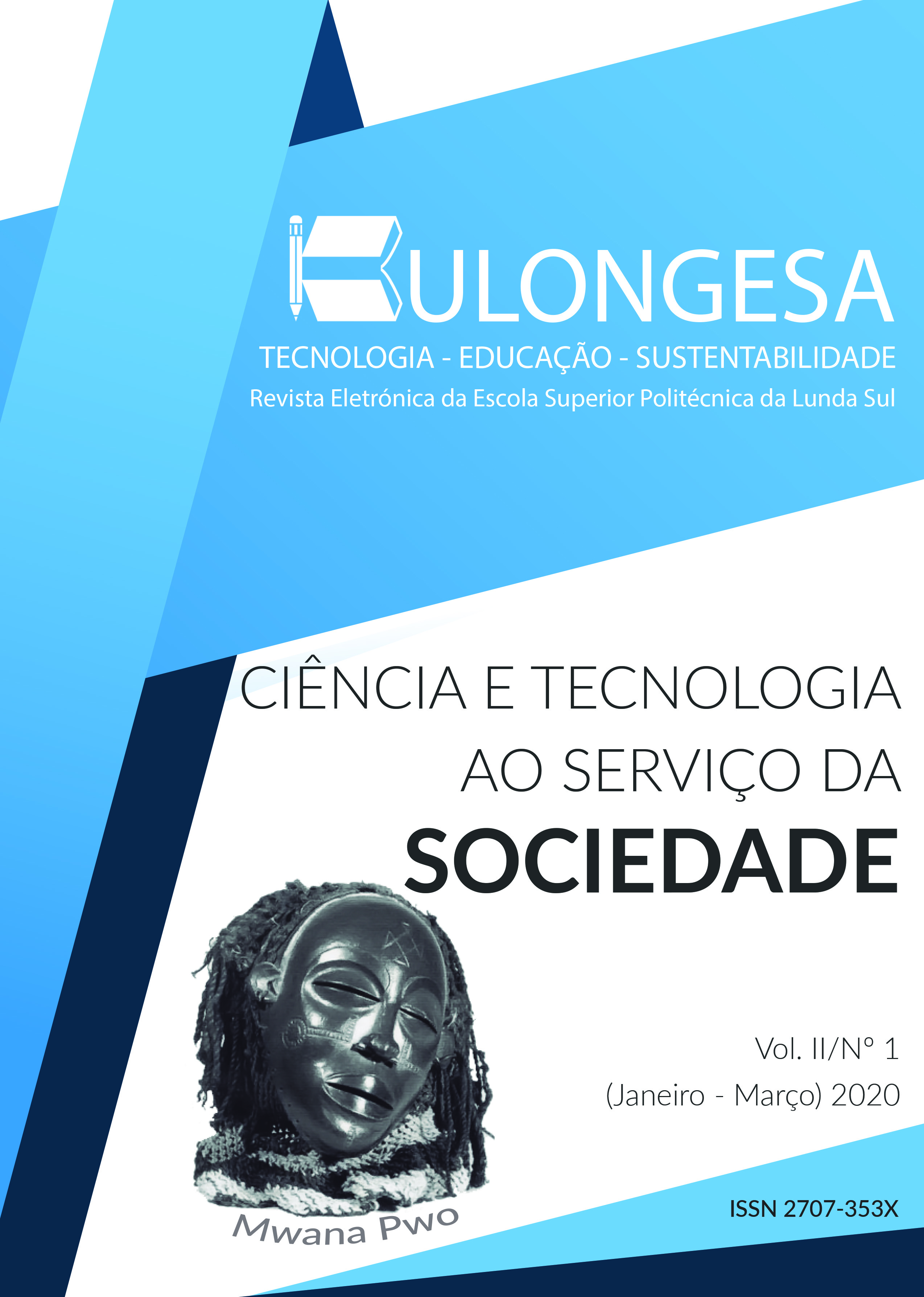 Capa do Vol. II/Nº 1 da Revista Eletrónica Kulongesa – TES