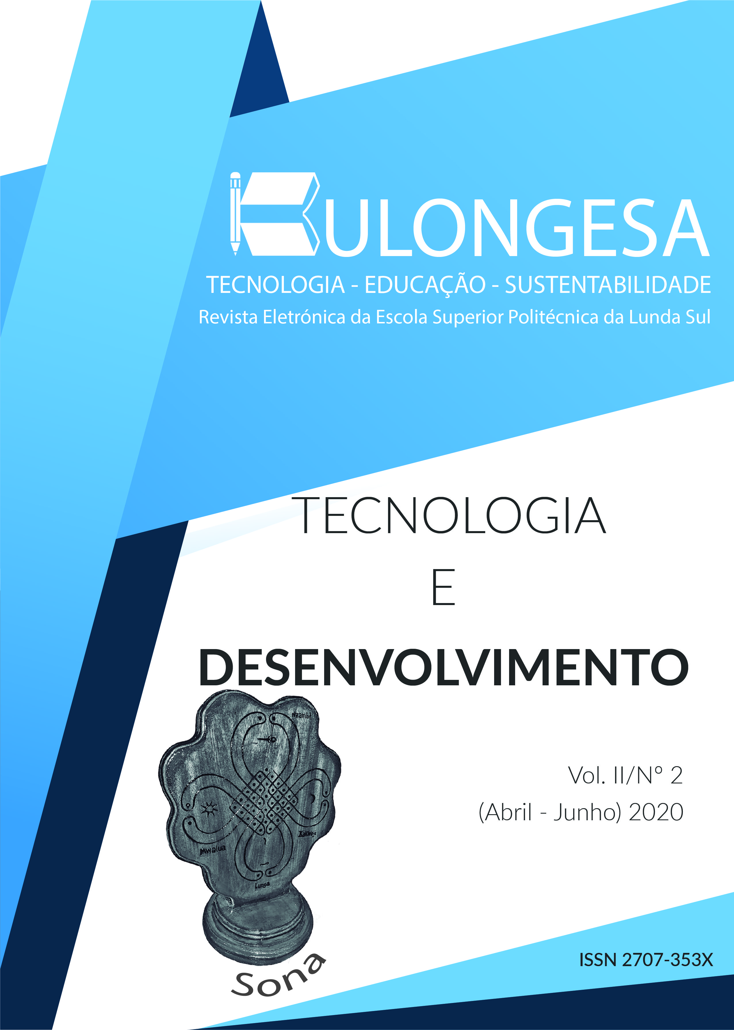 Capa do Vol. II/Nº 2 da Revista Eletrónica Kulongesa – TES